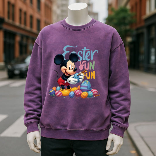 sudadera Púrpura lavado