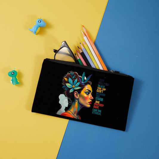 Neceser de terciopelo con cremallera 20,5x12,5