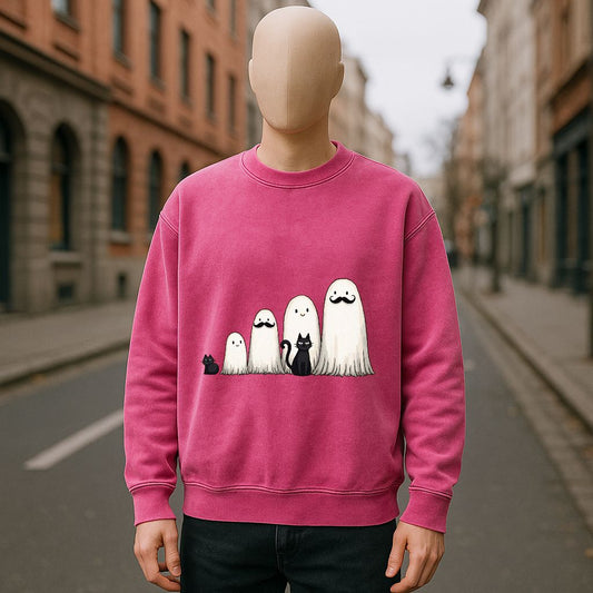 sudadera con dibujo ROSA ROJA