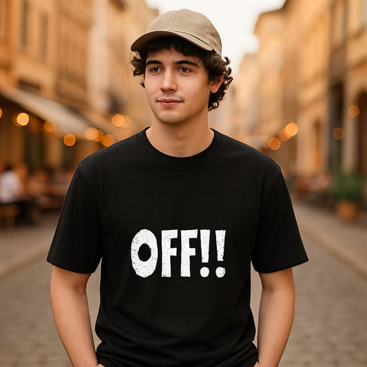 Camiseta dibujo negra