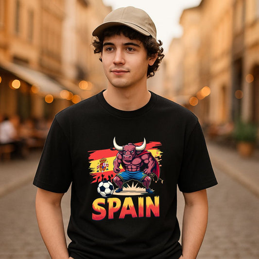 Camiseta dibujo negra