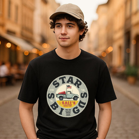 Camiseta dibujo negra