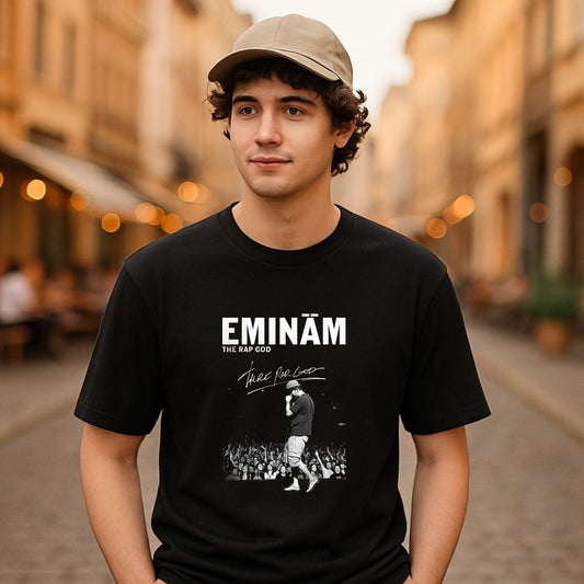 Camiseta dibujo negra