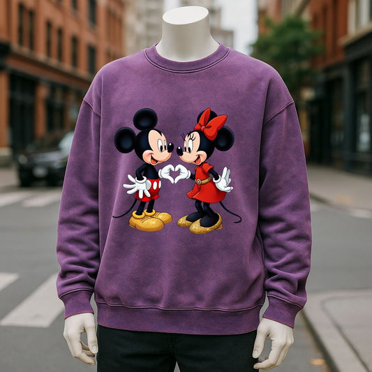 sudadera Púrpura lavado