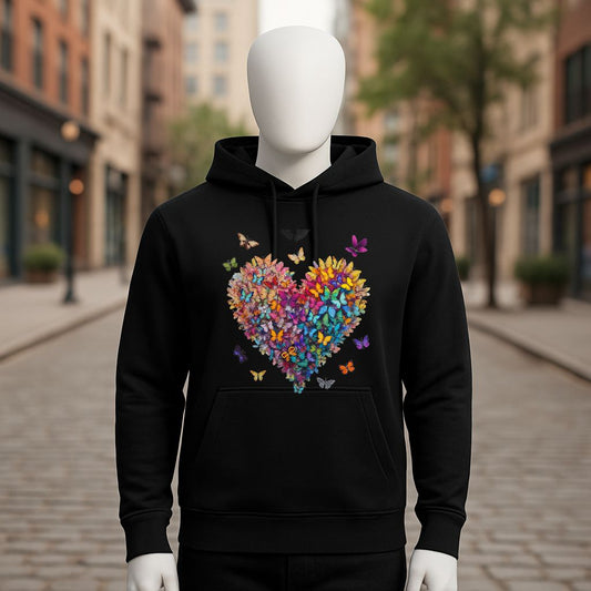 Sudadera negra con capucha