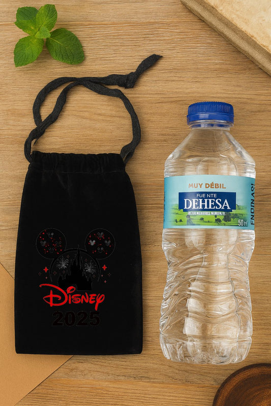 Bolso de terciopelo con cordon 19,5x10,9