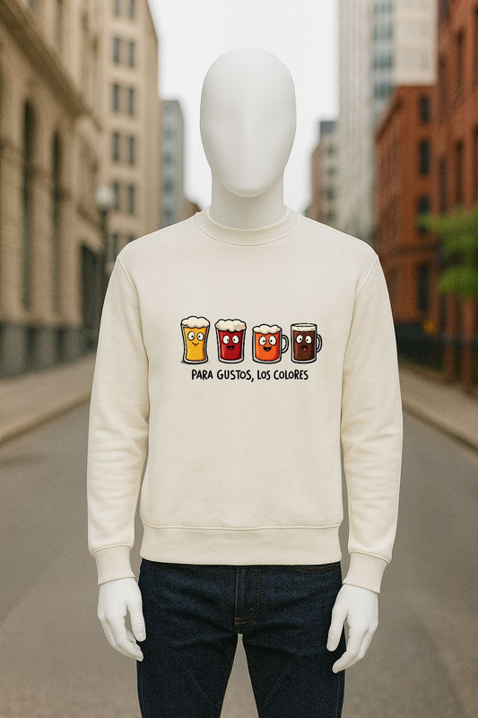 sudadera con dibujo BLANCO CREMA
