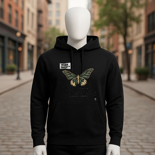 Sudadera negra con capucha