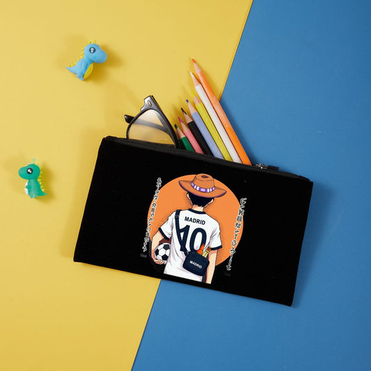 Neceser de terciopelo con cremallera 20,5x12,5