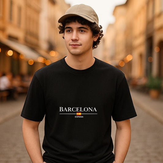 Camiseta dibujo negra