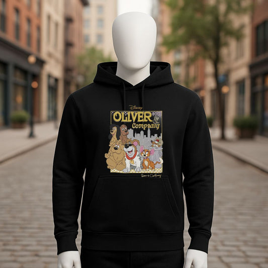 Sudadera negra con capucha