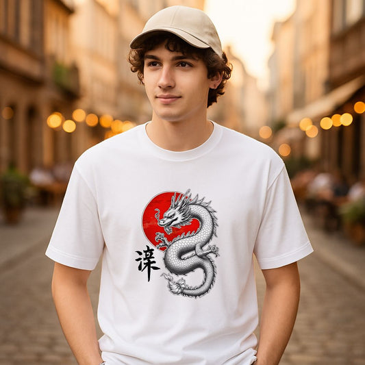 Camiseta dibujo blanca