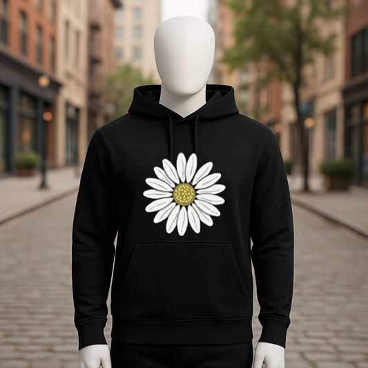 Sudadera negra con capucha