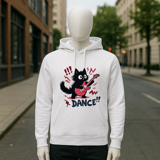 Sudadera con capucha blanca