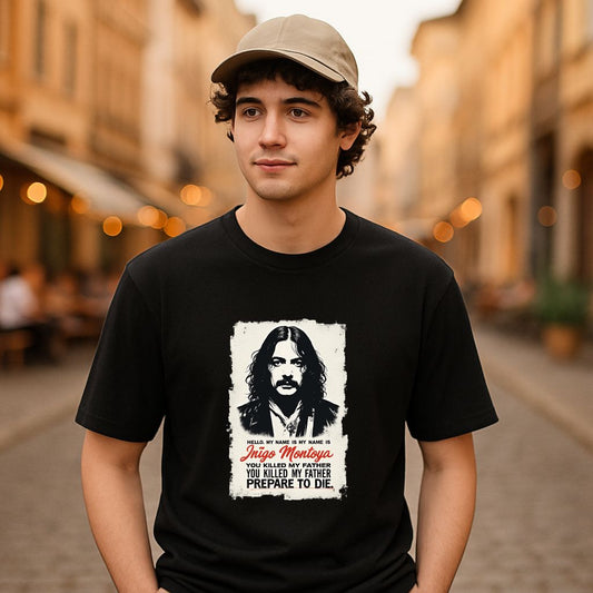 Camiseta dibujo negra