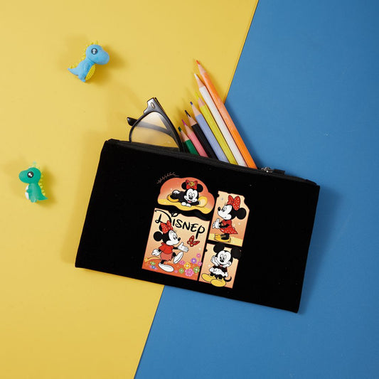 Neceser de terciopelo con cremallera 20,5x12,5