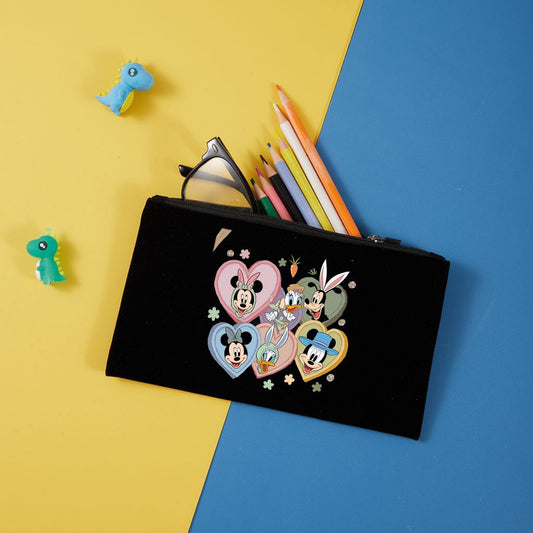 Neceser de terciopelo con cremallera 20,5x12,5