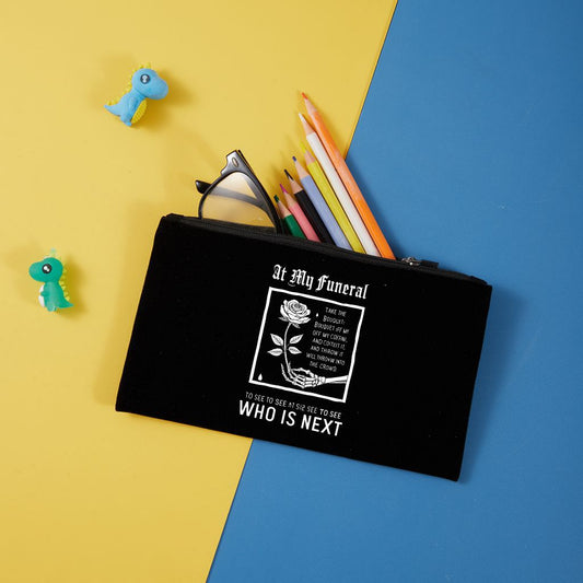 Neceser de terciopelo con cremallera 20,5x12,5