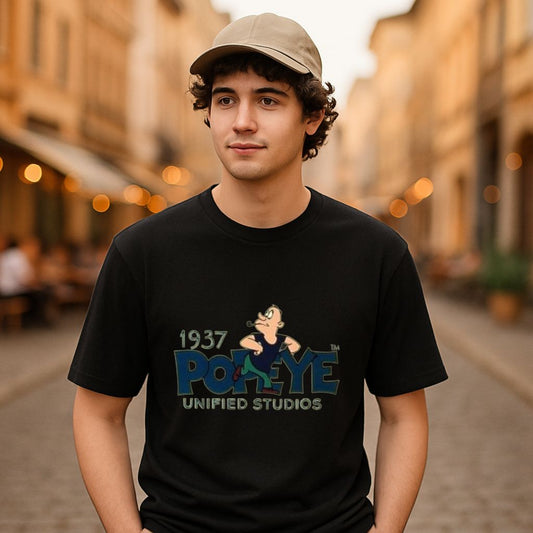 Camiseta dibujo negra