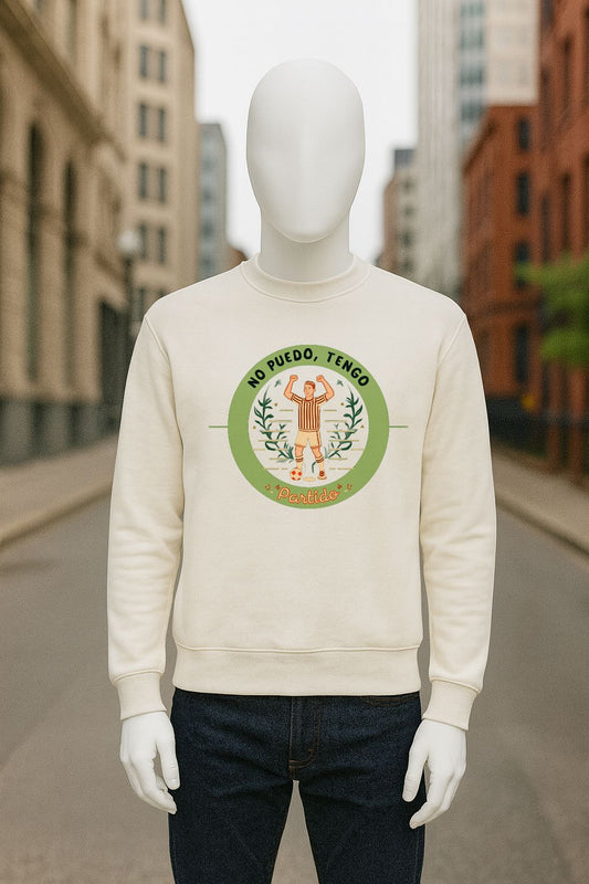 sudadera con dibujo BLANCO CREMA