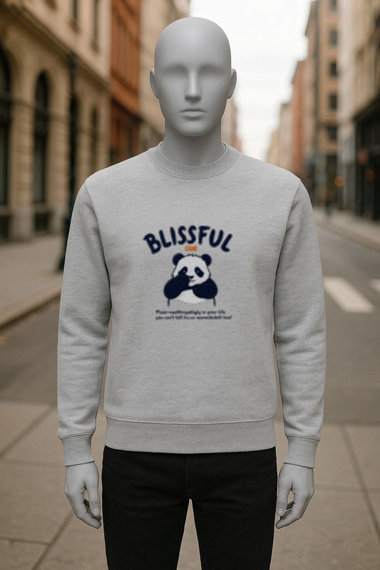 sudadera con dibujo GRIS