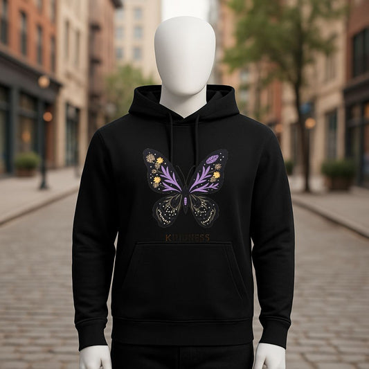 Sudadera negra con capucha