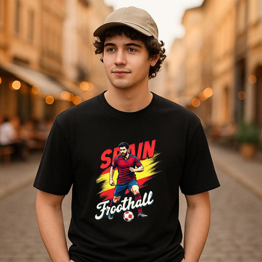 Camiseta dibujo negra