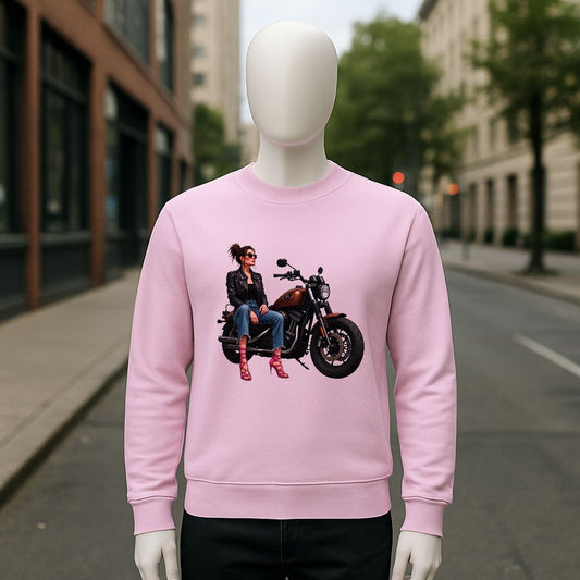 sudadera con dibujo ROSA