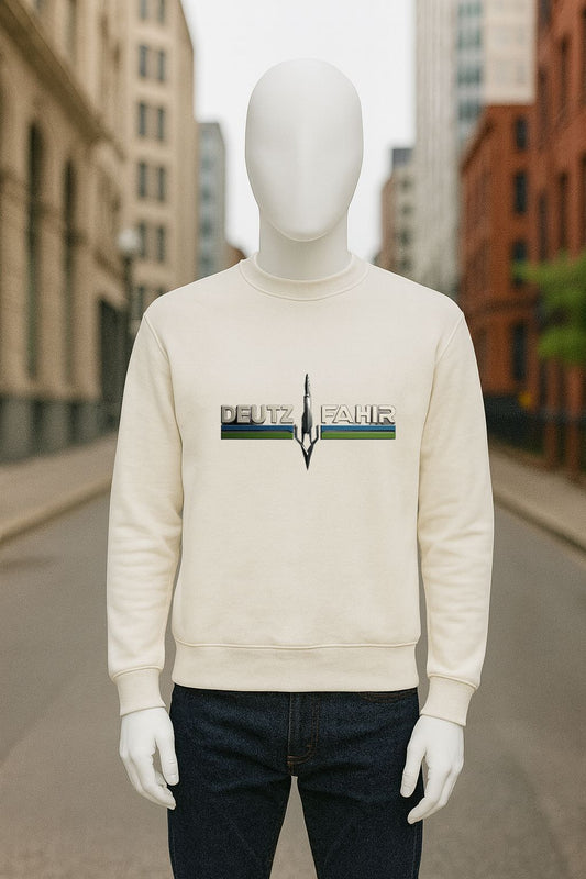 sudadera con dibujo BLANCO CREMA