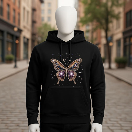 Sudadera negra con capucha