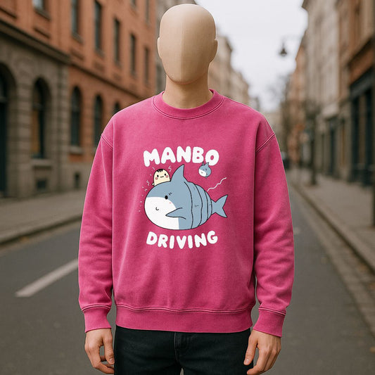 sudadera con dibujo ROSA ROJA