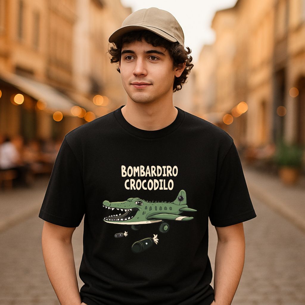 Camiseta dibujo negra