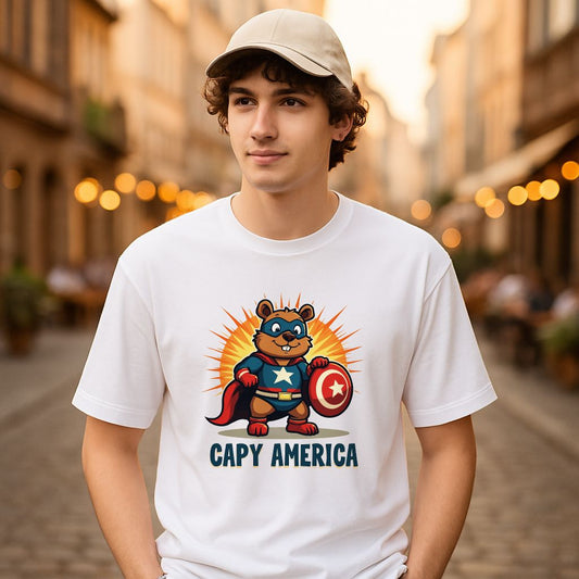 Camiseta dibujo blanca