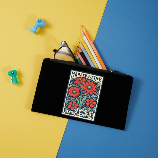 Neceser de terciopelo con cremallera 20,5x12,5