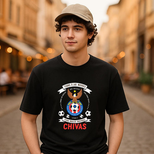 Camiseta dibujo negra