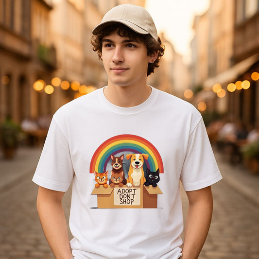 Camiseta dibujo blanca