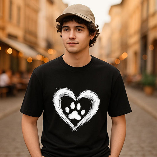 Camiseta dibujo negra