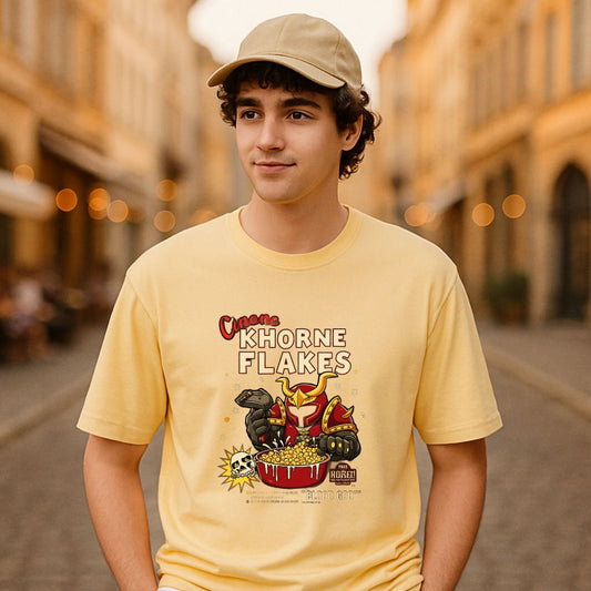 Camiseta dibujo beige