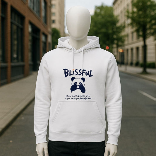 Sudadera con capucha blanca