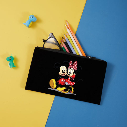 Neceser de terciopelo con cremallera 20,5x12,5