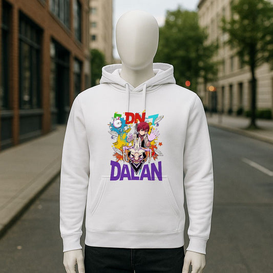 Sudadera con capucha blanca