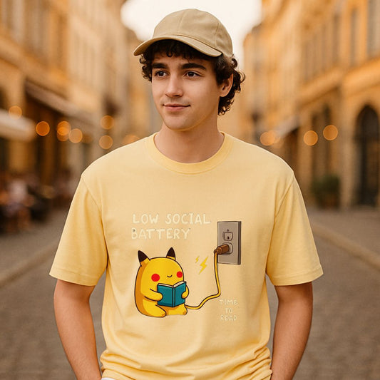 Camiseta dibujo beige