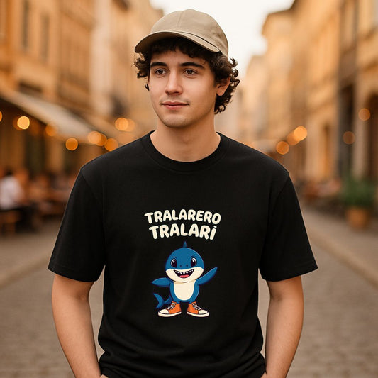 Camiseta dibujo negra