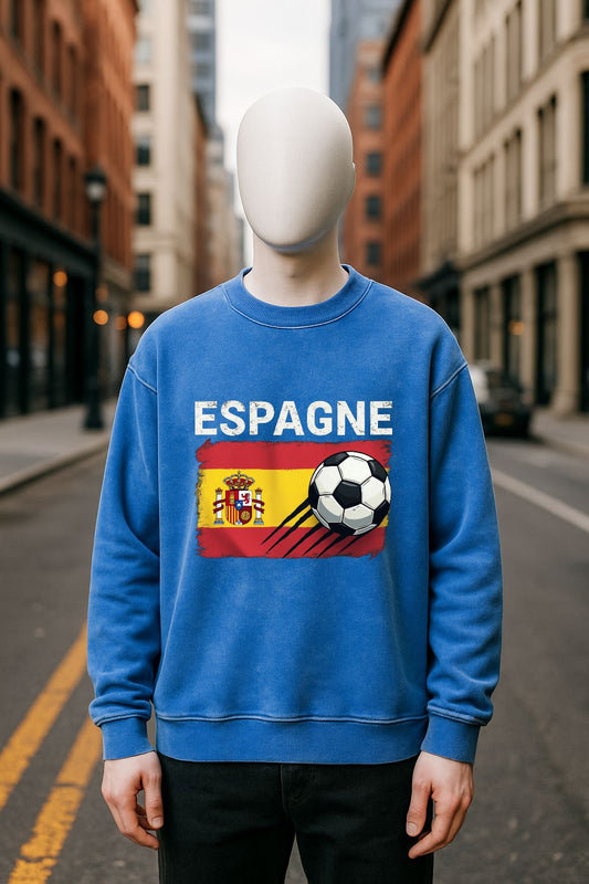 Sudadera azul Lavada