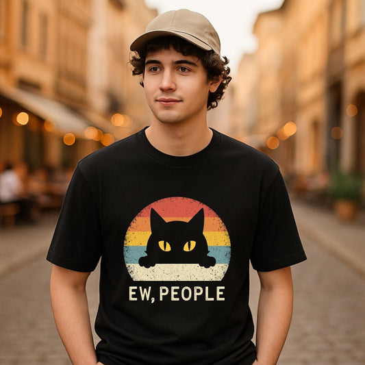 Camiseta dibujo negra