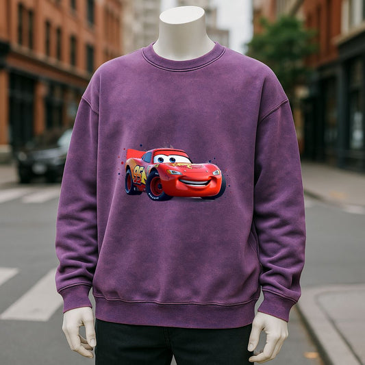 sudadera Púrpura lavado