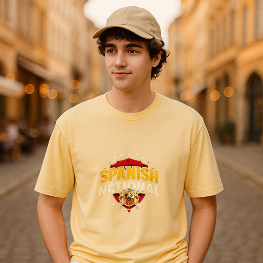 Camiseta dibujo beige