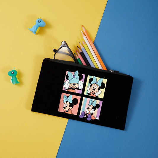 Neceser de terciopelo con cremallera 20,5x12,5