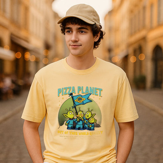 Camiseta dibujo beige