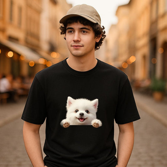 Camiseta dibujo negra